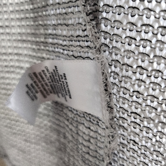 NWT Kim Rogers Light Gray Knit Open Front Cardigan Sweater Petite XL - Picture 6 of 8